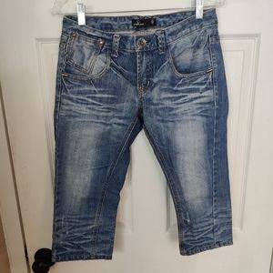 Sugar Cane Skinny Shorts Size 28x32